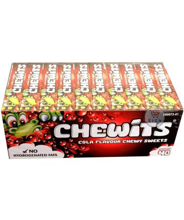 CHEWITS COLA Flavour Chewy Sweets 30 g (05) - Buy Online on GoSupps.com