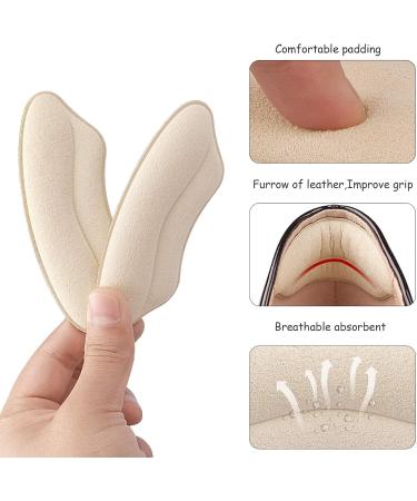 Heel Grips Liner | Heel Protectors & Cushions for Pain Relief | Adjustable Heel Pads for Perfect Fit - 2 Pairs (Black) | Shop Internationally - Buy Online on GoSupps.com