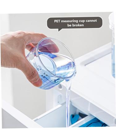 1PC Laundry Detergent Dispenser 1800ml Clear Airtight Washing Powder Dispenser with Scale and Cup Detergen Box for Solid Liquid 1800ml with scale - Buy Online on GoSupps.com