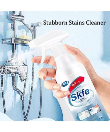 Skfe Bath Cleaner Spray Skfe Stubborn Stains Cleaner Skfe Bathroom Descaler Cleaner Powerful Bathroom Cleaning Spray for Toilet Bath Shower (2PCS) - Buy Online on GoSupps.com