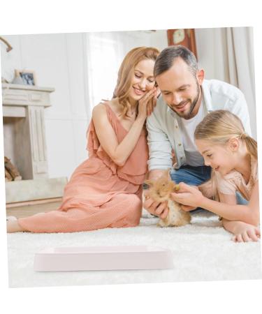 BESPORTBLE Box Hamster Toilet Dog Potty Tray Pet Toilet Potty Trainer Pet Grate Rabbit Toilet Pp White 24.5X19.5X3CM White - Buy Online on GoSupps.com
