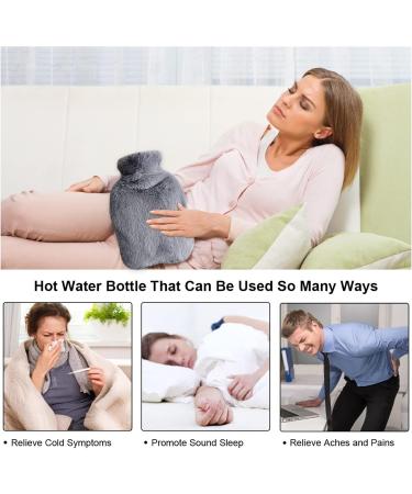 MAIES 1000 ml Hot Water Bottle - Winter Hand Warmer & Pain Relief | Cold Resistant Hot Water Bottle for Comfort - Buy Online on GoSupps.com