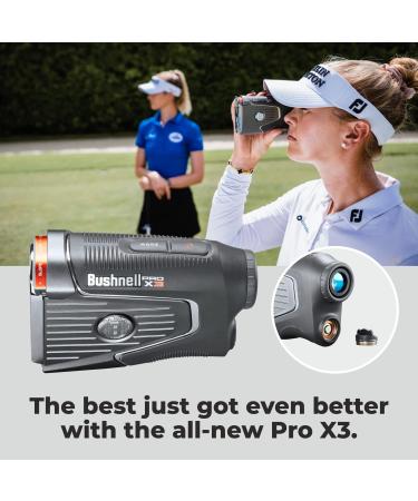 Bushnell PRO XE/X3 Laser Golf Rangefinder Bundle with Carrying Case, Carabiner, Lens Cloth, Towel, and CR2 PRO X3 - Wearable4U - Buy Online on GoSupps.com