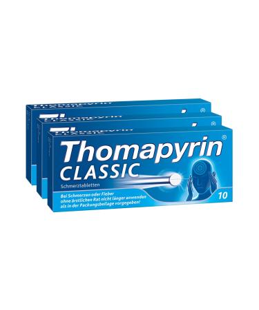 Thomapyrin Classic tablets 3 x 20 pieces for more intense headaches & migraines - Buy Online on GoSupps.com
