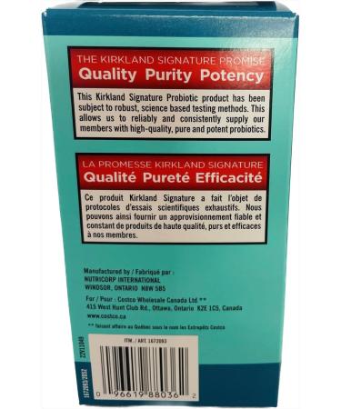 Kirkland Signature Daily Probiotic 30 Billion Active Cells with Probiotic Fibre - 90 Vegetarian Capsules - Buy Online on GoSupps.com