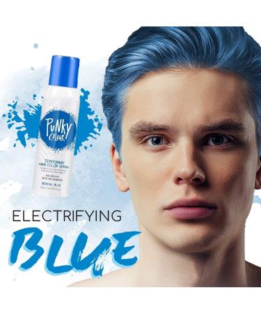 Punky Temporary Hair Color Spray Bengal Blue Non-Damaging Hair Dye for Instant Vivid Hair Color 3.5 oz 2 Pack 3.5 Ounce (Pack of 2) Bengal Blue - Buy Online on GoSupps.com