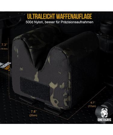 Oneigris Weapon Support - Filled Front Edition Hunting Wheels Bag Rifle Pad for Outdoor Shooting & Target Sports - Buy Online on GoSupps.com