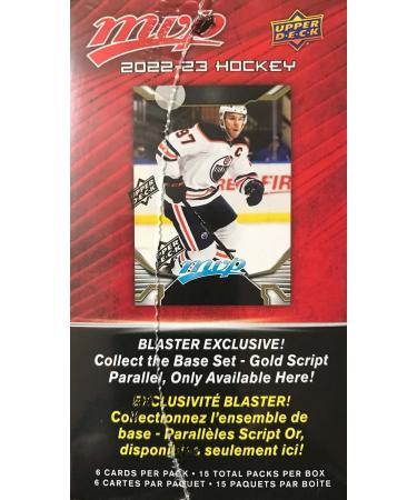 2022-2023 Upper Deck MVP Hockey Series Unopened Blaster Box - 15 Packs, Rookies, #1 Draft Picks, Gold Scripts - Buy Online on GoSupps.com