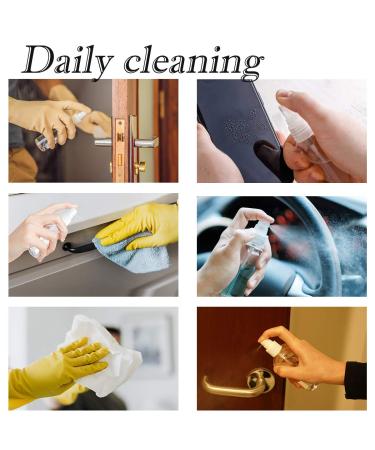 ZEJIA 2.7oz Fine Mist Clear Spray Bottles - Refillable & Reusable Travel Bottles for Essential Oils and Perfumes - Pack of 3 - Buy Online on GoSupps.com