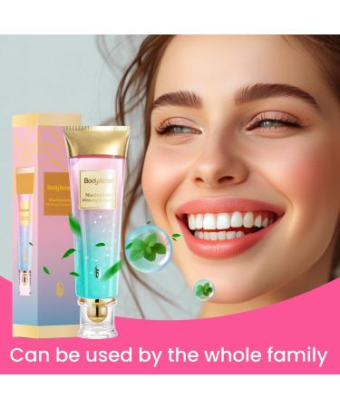 Niacinamide Whitening Toothpaste - Natural Stain Removal & Fresh Breath | BodyAccel - Buy Online on GoSupps.com