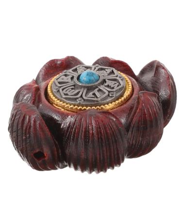 Gatuida ornaments Hand exercise plate player carved ornament carving cars of home desktop decor small lotus made of wood lotus carvings of course small sculpture office sandalwood