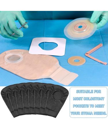 8 Pcs Black Ostomy Bag Cover - Odor Control, Stretchy & Washable Colostomy Bag Covers for Men & Women - Buy Online on GoSupps.com
