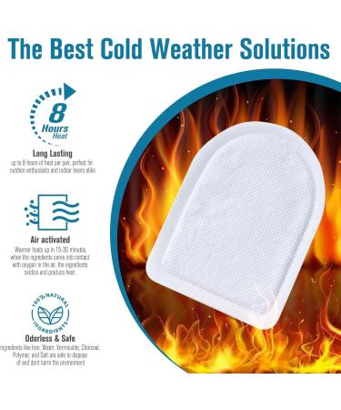 Heated Warmer Patch | Boxed Activated Carbon Heating Patch for Women Men Adults Long Lasting Air Activated Warmers Body Patch for Walking Hiking 10 Pairs (Foot) - Buy Online on GoSupps.com