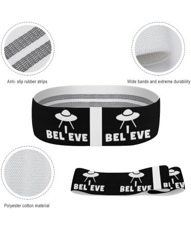 Believe U.F.O Yoga Workout Bands - Comfort Leg & Booty Resistance Straps for Physical Therapy - Buy Online on GoSupps.com