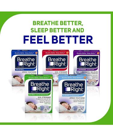 Breath Rite Extra Clear Sensitive Skin Nasal Strips - 2 Pack, 26 Count - Buy Online on GoSupps.com