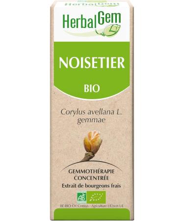 HERBALGEM - Mother Macerate - Organic Hazel - Food Supplement Gemmotherapy Concentrated - Fresh Bud Extract - For Airways - Vegan - 30 ml - Buy Online on GoSupps.com