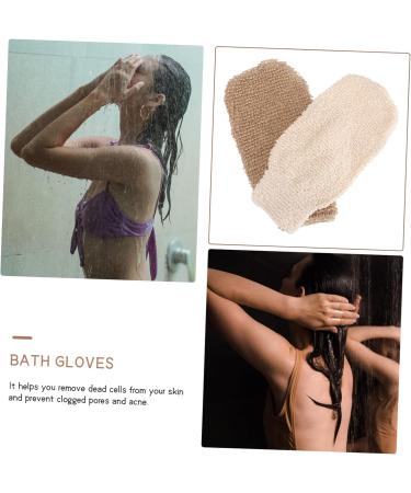 POPETPOP Back Bath Scrubbers Woven Bathing Gloves - Buy Online on GoSupps.com