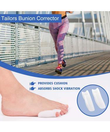 Haofy Bunionette Corrector - 6 Pack Silicone Gel Little Toe Support for Men & Women | One Size Fits All - Buy Online on GoSupps.com