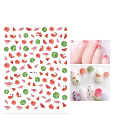 10 Sheets Summer Fruit Nail Art Stickers - Strawberry Lemon & Watermelon Designs for Kids & Women | Self-Adhesive Manicure Decals - Perfect Gift - Buy Online on GoSupps.com
