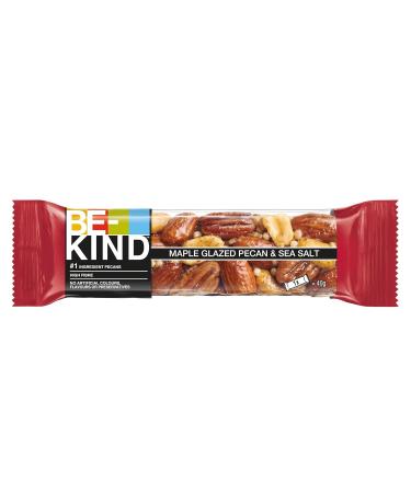 Buy BE-KIND Gluten Free Muesli Bars - Maple Glazed Pecan & Sea Salt 12 x 40g - Healthy Snack for International Shipping - Buy Online on GoSupps.com
