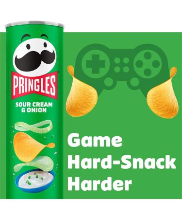 Pringles Sour Cream & Onion Crisps 200g - Delicious Snack for Anytime - Buy Online on GoSupps.com