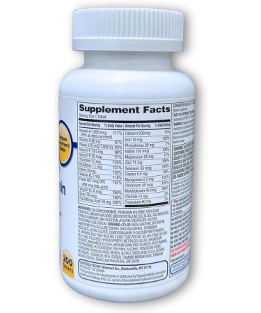 FUSION SHOP STORE Smart choices meaningful life! Multivitamin Multimineral Supplement Tablets for Adults- 200 Count (Pack of 1) - Buy Online on GoSupps.com