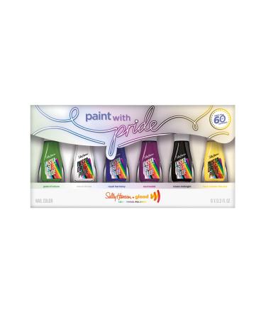 Sally Hansen Insta-Dri x GLAAD All Gender Pride Gift Set 0.31 Fl Oz (Pack of 6)