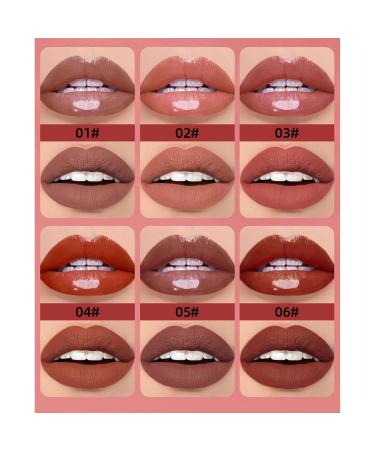 Allbestaye Double Headed Liquid Lipstick - Waterproof Matte & Shimmer Lipgloss | Shop Nude Shades | International Shipping Available - Buy Online on GoSupps.com
