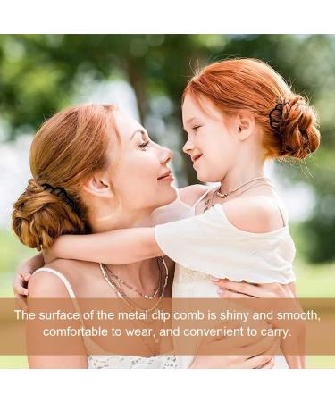 8 Pieces Combs Vintage Alloy Hair Pins Side Combs U Shape Hair Accessories Combs Metal Hair Pins U-Shape Side Combs - Buy Online on GoSupps.com