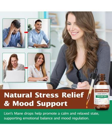 FSLHCY Lions Mane Liquid Drops - Lion's Mane Mushroom Supplement Brain Supplements for Memory and Focus Immune Support - No GMO Vegan Mushroom (4 oz) - Buy Online on GoSupps.com