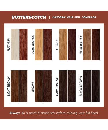 Lime Crime Unicorn Hair Dye Butterscotch (Ginger) - Vegan & Cruelty Free Semi-Permanent Color | Conditions & Moisturizes, Temporary Red-Brown Dye - Buy Online on GoSupps.com