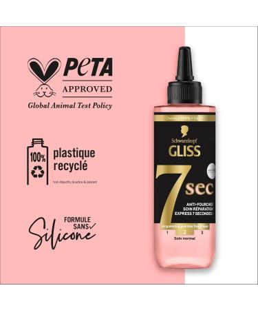 Schwarzkopf - Gliss - 7 Second Express Repair Treatment - SOS Split Ends and Lengths - Suppleness and Shine - Ionic Complex and Grape Seed Oil - 200 ml - Buy Online on GoSupps.com