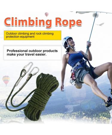 NewDoar 10mm Static Climbing Rope | Accessory Cord for Ice Climbing and Rescue | 23kn Armygreen 33ft/10M - Buy Online on GoSupps.com