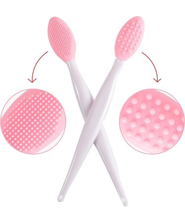 10-Piece Colorful Lip Scrub Brush Set | Silicone Exfoliating Double-Sided Soft Brushes for Lip Smoothing and Makeup Removal - Buy Online on GoSupps.com