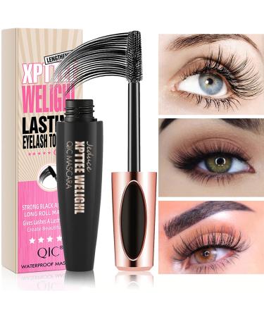 4 Pack 4D Silk Fiber Lash Mascara - Waterproof, Smudge-Proof, Long-Lasting Voluminous Mascara for All-Day Exquisite Fullness - Buy Online on GoSupps.com