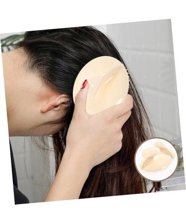Plafope Shampoo Comb Set - 2 Pcs Broad Tooth Scalp Massage Brush & Silicone Hair Peeling Tool for Ultimate Hair Care - Buy Online on GoSupps.com
