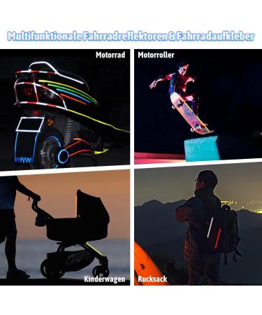 144 Bicycle Spokes Reflectors - 360 Visibility Safety Stickers for International Shipping - Buy Online on GoSupps.com