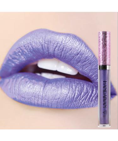 Halloween Matte Lipstick Lipstick Halloween lip gloss metallic Light lipgloss shimmer Non-Stick Cup Not Fade Long-Lasting Waterproof Glitter Liquid Lipstick 1PC (#05)