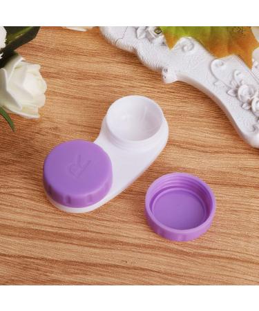 SWETOPQ Colored Contact Lenses Travel Kit - Mini Round Holder & Case for Eyes - Perfect for On-the-Go Lens Care - Buy Online on GoSupps.com