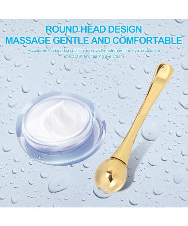 Dekaim Eye Cream Applicator & Massage Tool - Relieve Eye Fatigue with Zinc Legation Roller Anti-Fold Stick & Face Mask Spoon - Buy Online on GoSupps.com