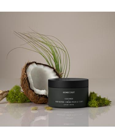 Homecourt Body Shea Butter Rich Moisturizer Cream for All Skin Types Nourishes & Hydrates Up To 72 Hours Lingering Fragrance Cocomoi 6.7 oz