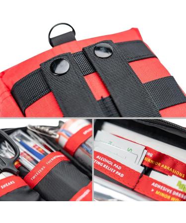 CSSTER Pet First Aid Set - 160 PCS Waterproof Kit for Dogs Cats & Rabbits | Home Care & Emergency Rescue - Buy Online on GoSupps.com