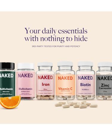 Naked Vitamin E 400 IU Natural Vitamin E Supplement with Mixed Tocopherols for Antioxidant Support and Skin Health 100 Softgels - Buy Online on GoSupps.com