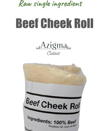 Beef Cheek Roll for Dogs Natural Chew Treat Small (5-6 inches) - Buy Online on GoSupps.com