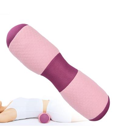 Yoga-waisted pillow lumbar vertebrae correction pillow memory foam-foam block stretcher back stretch cushion for herniated disc sciatica scoliosis