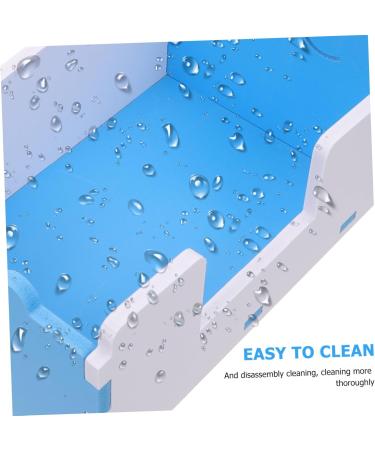 POPETPOP 2 Pcs Hamster Toilet Hamster Small Toilet Small Rat Toilet Guinea Toilet Critters Blue PVC 15x10cmx2pcs Bluex2pcs - Buy Online on GoSupps.com