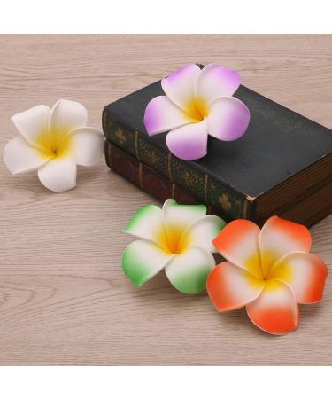 LALAFINA 24 Pieces Hawaiian Plumeria Flower Hair Clip Hair Clips for Girls Womens Barrettes for Hair Plumeria Hairpin for Girl Plumeria Flower Clips Island Bride The Flowers - Buy Online on GoSupps.com