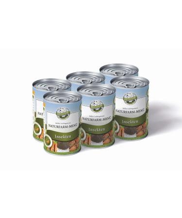 Bellfor Menu Naturfarm - Hypoallergenic Wet Food for Dogs: with Insects, without Grains or Potatoes, Based on Natural Ingredients - 6x400g