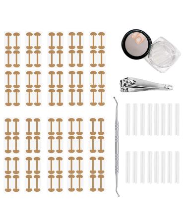 Landrain 105 Pieces Against Ingrown Toenail Set Toenail Correction for lngrown Toenail