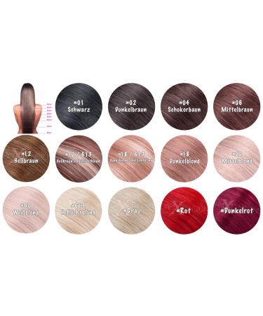 Clip In Hair Extensions | Remy Human Hair | 50cm 70g #18/613 Dark Blonde/Bright Light Blonde | Affordable Quality - Buy Online on GoSupps.com
